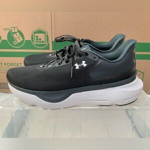 Under Armour Infinity Pro 2 Running Shoes- Men's - Black and White - Size 9.5